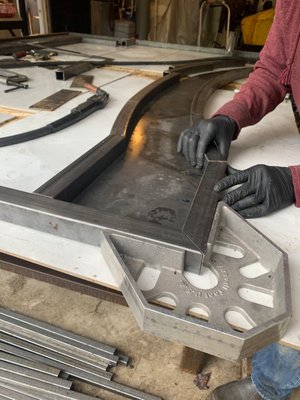 Driveway Gate Installation - This Installation was on a very special house in the mountain