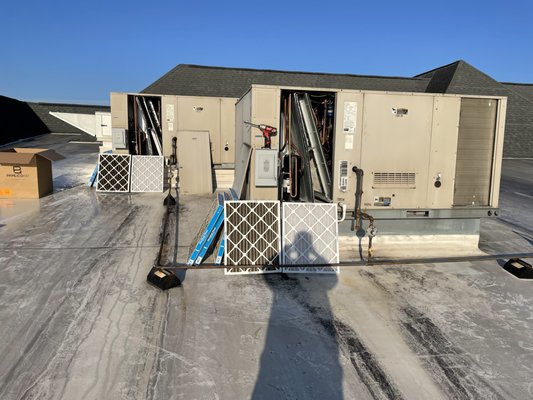 Filter Replacement - Customer has better air flow now! Filter Replacement - Customer has better air flow now!