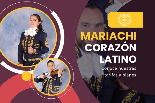 Mariachi Domingo a Viernes - Disfruta una hora de un gran Mariachi Corazón Latino, con un gran repertorio Musical, con una tarifa desde $450 USD podrás disfrutar desde 4 Músicos profesionales.
Disfruta de tu próximo mariachi. Mariachi Domingo a Viernes - Disfruta una hora de un gran Mariachi Corazón Latino, con un gran repertorio Musical, con una tarifa desde $450 USD podrás disfrutar desde 4 Músicos profesionales.
Disfruta de tu próximo mariachi.