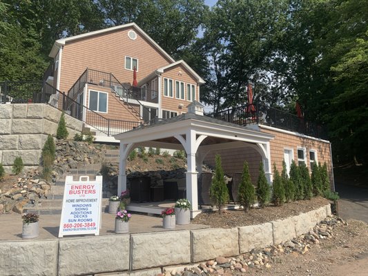 Window and Siding Project 2020 - This home was given all new Vinyl Siding, Detail Work was provided on the exterior light fixtures, speakers, ventilation system, and electrical outlets, and Custom manufactured windows and doors were installed around the home.