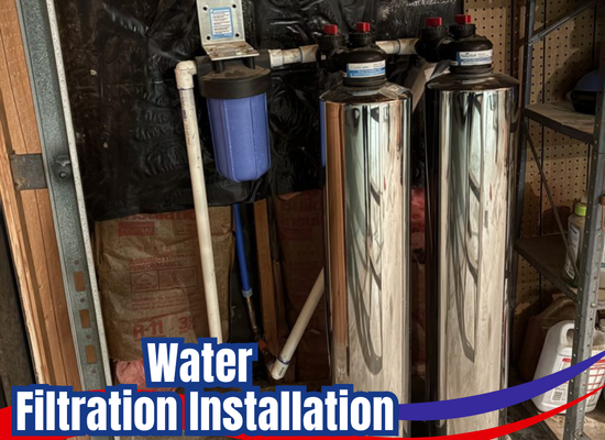 Water Filtration Installation - Water filtration systems are important for a few big reasons— 1. Safer, cleaner drinking water 2. Better taste and smell 3. Protects your health long-term 4. Saves money over time 5. Better for your home & appliances 6. Eco-friendly choice.
Once you see what a quality Water Filtration System removes from your daily drinking water you'll agree with the thousands of families that invest in a whole home water filtration System.
Also, ask us about: drain cleaning, emergency services, hydrojetting, leak detection, plumbing, sewer services, and gas line services. Water Filtration Installation - Water filtration systems are important for a few big reasons— 1. Safer, cleaner drinking water 2. Better taste and smell 3. Protects your health long-term 4. Saves money over time 5. Better for your home & appliances 6. Eco-friendly choice.
Once you see what a quality Water Filtration System removes from your daily drinking water you'll agree with the thousands of families that invest in a whole home water filtration System.
Also, ask us about: drain cleaning, emergency services, hydrojetting, leak detection, plumbing, sewer services, and gas line services.