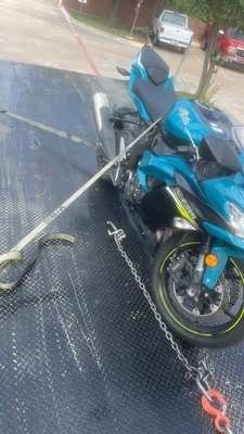 Motorcycle Towing - We tow motorcycle all over the DFW area! Give us a call. Nothing but excellence and precision towing with Motorcycles. Motorcycle Towing - We tow motorcycle all over the DFW area! Give us a call. Nothing but excellence and precision towing with Motorcycles.