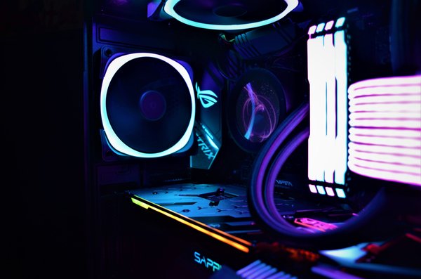 Project Cyberpunk - This custom computer was done for our client Alex. He requested a cyberpunk/retro/galaxy theme and we decided to go all out with purple/teal making the best combination. Sleek, high performance, and silence all in one package. Project Cyberpunk - This custom computer was done for our client Alex. He requested a cyberpunk/retro/galaxy theme and we decided to go all out with purple/teal making the best combination. Sleek, high performance, and silence all in one package.