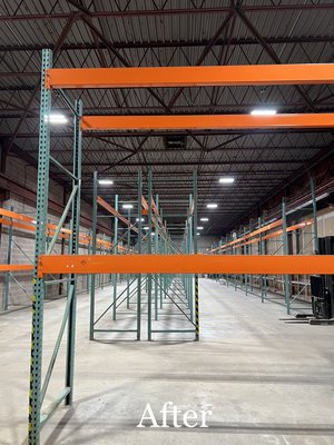 Warehouse lighting upgrade - LED lighting upgrades Warehouse lighting upgrade - LED lighting upgrades