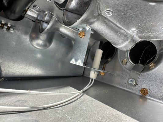 Ignitor replacement - This ignitor was replaced on an new Carrier furnace