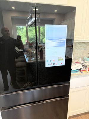 Moving Stainless Steel Fridge - Start to finish how to move a stainless Steel Fridge with a Glass Display door. Moving Stainless Steel Fridge - Start to finish how to move a stainless Steel Fridge with a Glass Display door.