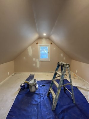 Water Damage repair in 2020. - Complete paint job/repair on entrance and complete makeover on kids room.