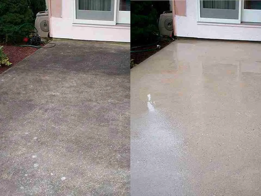 Pressure Washing & Surface Cleaning - We use a combination of both high-pressure water and industry-approved chemicals to achieve maximum color restoration. We can complete all types of commercial and residential projects that need deep cleanings such as home exteriors, siding, driveways, decks and patios, dumpster pads, vehicles, and more! Call us today to schedule your power washing visit!