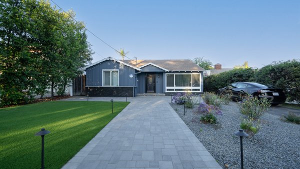 Front Yard | Valley Village - We turned this messy front yard into a stunning space with elegant pavers, lush artificial turf, custom lighting, and fresh plantings. Curb appeal leveled up! 🚀 Front Yard | Valley Village - We turned this messy front yard into a stunning space with elegant pavers, lush artificial turf, custom lighting, and fresh plantings. Curb appeal leveled up! 🚀