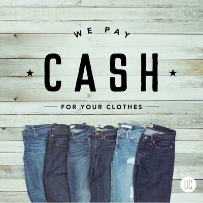 We pay CASH for your clothing & shoes! - When you bring in your gently used clothing, you can shop in our store while we evaluate the valuation. Designer clothing always commands the best results! When you are finished, come to the checkout where we offer cash and in-store credit!