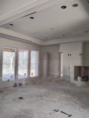 Drywall hanging and finishing - This was 312 sheets of 4×12 drywall hung and finished in a beautiful home Drywall hanging and finishing - This was 312 sheets of 4×12 drywall hung and finished in a beautiful home