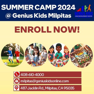 Summer Camp 2025 - Summer Camp at Genius Kids Milpitas Summer Camp 2025 - Summer Camp at Genius Kids Milpitas