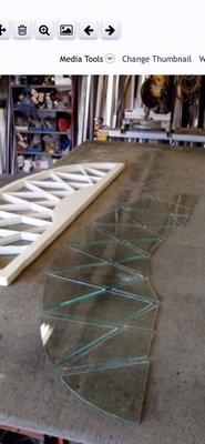 Custom Glass cutting? Absolutely!! - From laminated glass like used in this old white frame to tricky shapes and patterns. We’re always open to new work and creative ideas Custom Glass cutting? Absolutely!! - From laminated glass like used in this old white frame to tricky shapes and patterns. We’re always open to new work and creative ideas