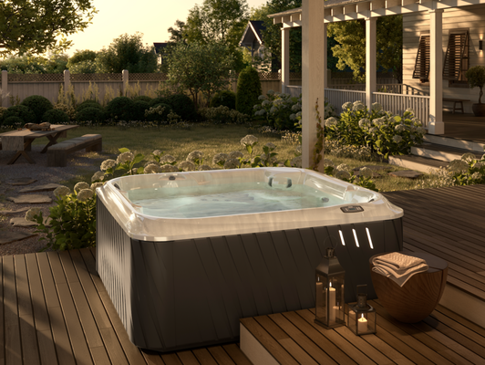 Relax & Recharge - Whether it's a quiet evening alone, quality time with family, or gathering with friends, a hot tub transforms any outdoor space into a destination for rest and rejuvenation. The combination of performance, comfort, and style makes this backyard feel like a personal spa just steps from home. At The Great Escape, we're passionate about helping homeowners create spaces that support relaxation, wellness, and connection. Turn an ordinary backyard into an everyday escape.