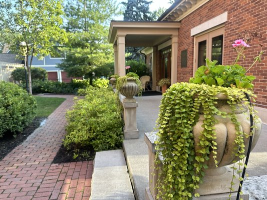 James Whitcomb Riley Museum Home - The James Whitcomb Riley Museum Home is one of the properties Scenic Green maintains. It is looking great on this fine July morning. James Whitcomb Riley Museum Home - The James Whitcomb Riley Museum Home is one of the properties Scenic Green maintains. It is looking great on this fine July morning.