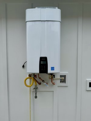 Tankless Water Heaters - Tankless water heaters really reduce the footprint of traditional water heaters and provide savings all year long. They are energy efficient, virtually maintenance free, have longer lifespans and are often accompanied with tax credits. Call us today for your free quote.