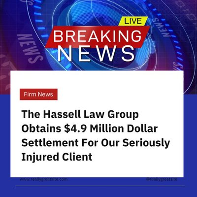 $4.9 Million Dollar Car Accident Settlement