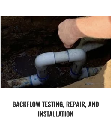 Backflow testing, repair, and installation - Our water systems connect us all! In our apartment complexes, subdivisions, and every other kind of domicile that has running water, our plumbing systems eventually join. Backflow preventers, on public and private water systems, ensure that harsh chemicals, such as fertilizer used close to sprinklers, don’t Backflow into your drinking water. Furthermore, not every plumber can inspect, test, or repair these units. Our technicians have the required training and certification needed in order to provide top-notch service on any type of backflow preventer. Book online today to find out more!
