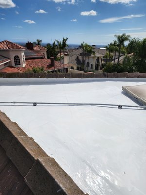 15 Year Silicone Restoration - This roof was in need of restoration due to leaks in roof. we provided a Silicone Restoration Roof System with a 15 Year warranty. See the process and step required for a successful restoration. Restoration will save you thousands of dollars compared to a complete reroof and can double the life of a new roof. 15 Year Silicone Restoration - This roof was in need of restoration due to leaks in roof. we provided a Silicone Restoration Roof System with a 15 Year warranty. See the process and step required for a successful restoration. Restoration will save you thousands of dollars compared to a complete reroof and can double the life of a new roof.