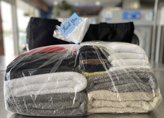 Wash & Fold - Drop off your laundry and our team will wash, dry, and neatly fold everything just the way you like. Quick turnaround, careful handling, and consistent results.
