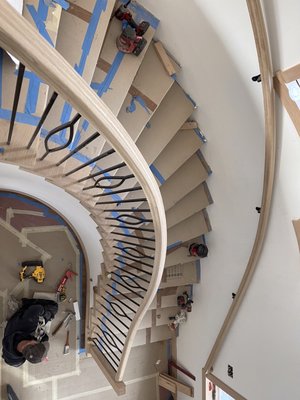 Spiral staircase in the Tahoe Keys 2023 - Spiral staircase