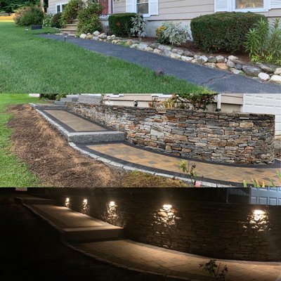 ✅Nevada Gray wall and @paversbyideal Yankee cobble 
Vineyard blend 
Boston colonial graphite borders - ✅Nevada Gray wall and @paversbyideal Yankee cobble 
Vineyard blend 
Boston colonial graphite borders
 #hardscape #stonewall #stairs #retainingwalls #firepit #patio #pooldecking #outdoorkitchen #walkway #mansonry #construction #beaud4walls #d4view #d4 #d4landscaping #d4hardscape #massachusetts #norfolkcountymassachusetts #marlboroughma #marlboroughmass #marlboroughmassachusetts Known as #d4view . D4 . Dfour . Dufour landscaping
