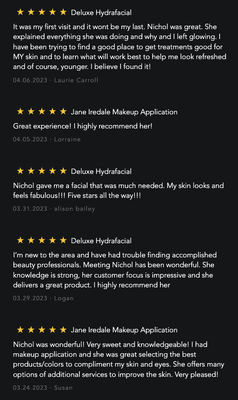 Testimonials - Reviews from website Testimonials - Reviews from website