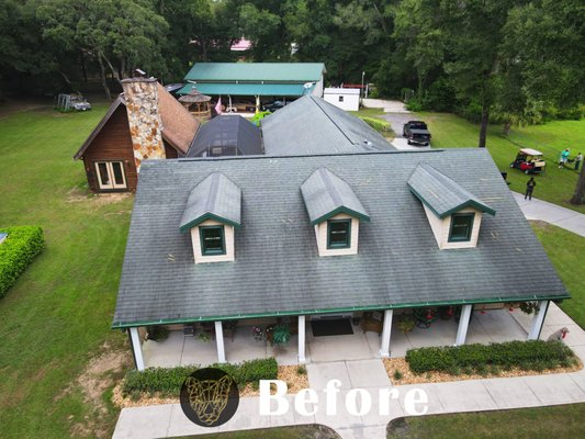 IKO Dynasty - Emerald Green - This is a special color in Ocala. We installed Class 3 Impact Resistance, IKO Dynasty - Emerald Green.