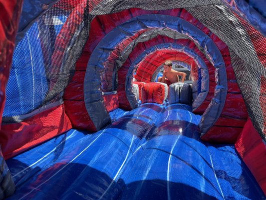 Big NorCal Gymnastics Event - I delivered our unique octopus-themed bounce house to NorCal Gymnastics for a big event alongside other companies. Our bounce house, with both a water slide and obstacle course adds additional fun for keeping kids entertained! We always aim to provide clean Waterslide and Bounce House rentals, working to make sure our costumers are pleased. Big NorCal Gymnastics Event - I delivered our unique octopus-themed bounce house to NorCal Gymnastics for a big event alongside other companies. Our bounce house, with both a water slide and obstacle course adds additional fun for keeping kids entertained! We always aim to provide clean Waterslide and Bounce House rentals, working to make sure our costumers are pleased.
