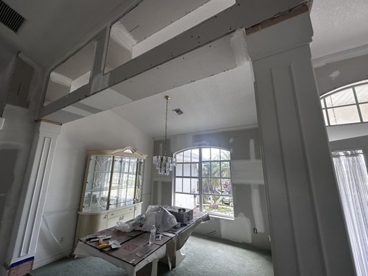 Drywall & Painting - Drywall work during the process and after! Drywall & Painting - Drywall work during the process and after!