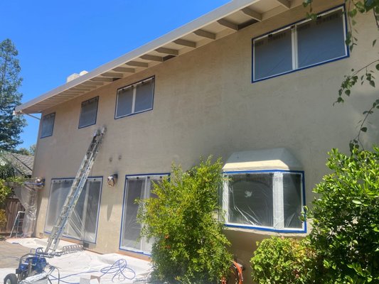 Exterior paint project - This exterior paint project was done and completed in a week. Exterior paint project - This exterior paint project was done and completed in a week.
