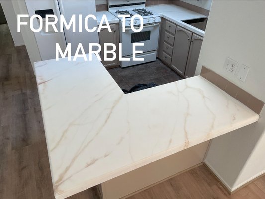 Kitchen Redesign from Formica to Marble. - This redesign was done in an old outdated Formica kitchen that was in Bad shape. The rest of the house had been upgraded so the kitchen stuck out like a sore wound. So we upgraded from fb Kitchen Redesign from Formica to Marble. - This redesign was done in an old outdated Formica kitchen that was in Bad shape. The rest of the house had been upgraded so the kitchen stuck out like a sore wound. So we upgraded from fb