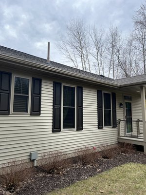 Gutters & Downs - This addition for Gutters and Downspouts added a great look with the exact need, to push water away from the foundation.