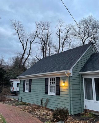 roof replacement - here is a before and after of a roof replacement and gutter installation for a customer in stony brook, ny roof replacement - here is a before and after of a roof replacement and gutter installation for a customer in stony brook, ny