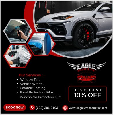 PPF & ceramic coating!!! - Flyer for our services with a discount!!!
