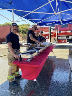 Fire Department Catering Event - This was a catering event that we did for our local fire department.🔥Thank you to Ricky Archuleta and SFM Engine Ops for hiring us to serve the proud Firefighters of Monterey county and beyond. 🔥We were honored to cook for you all. 💪🏽 We appreciate your service! Until next time... Fire Department Catering Event - This was a catering event that we did for our local fire department.🔥Thank you to Ricky Archuleta and SFM Engine Ops for hiring us to serve the proud Firefighters of Monterey county and beyond. 🔥We were honored to cook for you all. 💪🏽 We appreciate your service! Until next time...