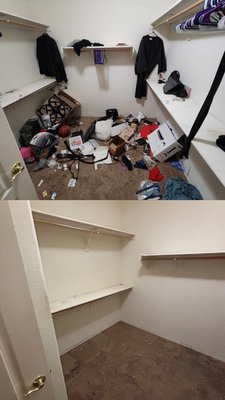 4 bed room house clean out mesa Az - This house was pretty bad but got it done in 3 hours the customer was stunned to see it clean again ! 4 bed room house clean out mesa Az - This house was pretty bad but got it done in 3 hours the customer was stunned to see it clean again !