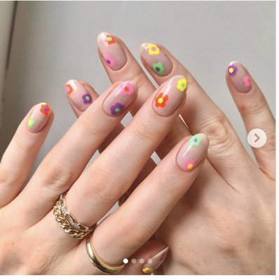 Dipping Powder and Nail Arts - Happy Nails for Holliday Season