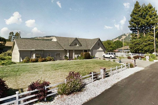 Fire Rebuild - New custom house after wildfire damage. Wooden construction of a two-story house. Delivered full architecture permit set & title 24 calculations.