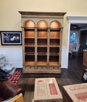 6*8 ft Heavy Wood Bookshelf - 6*8 ft Heavy Wood Bookshelf. Was transported from Palm Beach Gardens to West Palm Beach. We made a flat rate of $280 for the client. 6*8 ft Heavy Wood Bookshelf - 6*8 ft Heavy Wood Bookshelf. Was transported from Palm Beach Gardens to West Palm Beach. We made a flat rate of $280 for the client.