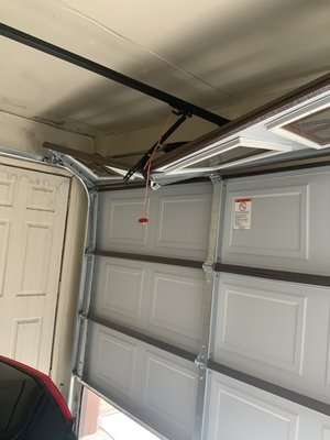 Garage opener crushers door - Be sure to get your operator serviced and checked. Overtime settings can change and when your door messes up the operator The Operator will crush your door instead of stopping. And then a cheap fix turns into a very expensive fix. Doors and operators need to be serviced at least once a year. Give us a call and have your check today.  Garage opener crushers door - Be sure to get your operator serviced and checked. Overtime settings can change and when your door messes up the operator The Operator will crush your door instead of stopping. And then a cheap fix turns into a very expensive fix. Doors and operators need to be serviced at least once a year. Give us a call and have your check today. 