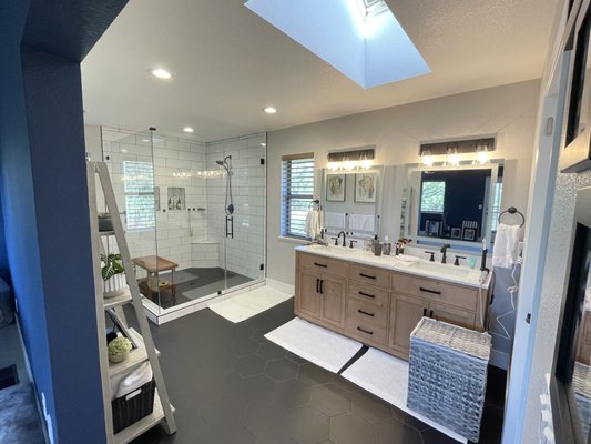 Master Bathroom Remodel Colfax, CA - This bathroom was completely gutted and remodeled. Master Bathroom Remodel Colfax, CA - This bathroom was completely gutted and remodeled.