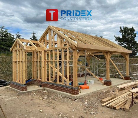 Carpentry - These pictures show the construction of a garden house. Carpentry - These pictures show the construction of a garden house.