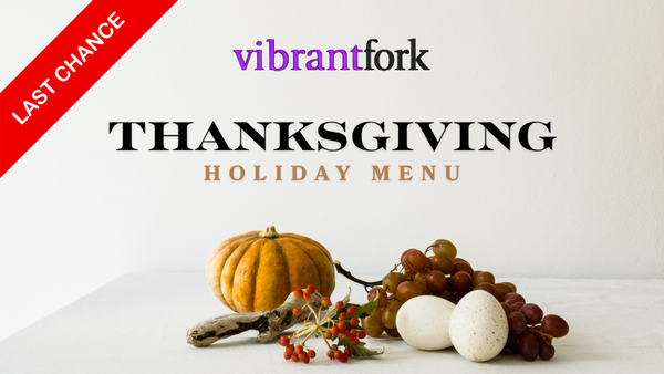 Fully Prepared Thanksgiving Meal Package - Our plant based pre-made Thanksgiving meals are a game changer! Enjoy the convenience of ready to eat entrees, sides, and desserts- all made from scratch by passionate chefs. Bundle and save or order a la carte. Fully Prepared Thanksgiving Meal Package - Our plant based pre-made Thanksgiving meals are a game changer! Enjoy the convenience of ready to eat entrees, sides, and desserts- all made from scratch by passionate chefs. Bundle and save or order a la carte.