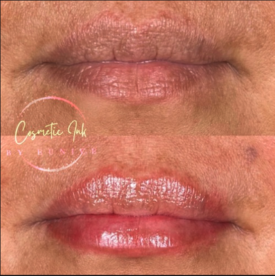 Lip neutralization & mature lip clients - When your lips have high melanin the skin pigmentation will appear dark Lip neutralization is a form of Lip Blush for people with hyperpigmentation on their lips who want their lips to lighten to a desired natural lookLip neutralization can take 2-5 sessions(6-8 weeks apart)to reach desired outcome Lip neutralization & mature lip clients - When your lips have high melanin the skin pigmentation will appear dark Lip neutralization is a form of Lip Blush for people with hyperpigmentation on their lips who want their lips to lighten to a desired natural lookLip neutralization can take 2-5 sessions(6-8 weeks apart)to reach desired outcome