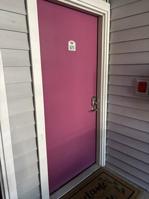 Front door repaint - This project was a front door restoration for a condo unit. The original door was heavily faded, scratched, and worn out over time. I prepped the surface, repaired minor imperfections, and repainted it for a smooth, clean finish. The transformation speaks for itself. Front door repaint - This project was a front door restoration for a condo unit. The original door was heavily faded, scratched, and worn out over time. I prepped the surface, repaired minor imperfections, and repainted it for a smooth, clean finish. The transformation speaks for itself.