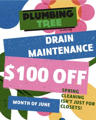 Current Promotions - Current Promotions for June 2025!
*$100 off Drain Maintenance Services!
*Free Water Quality Testing with a Water Filtration Quote! Current Promotions - Current Promotions for June 2025!
*$100 off Drain Maintenance Services!
*Free Water Quality Testing with a Water Filtration Quote!