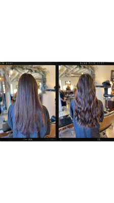 Hair Extensions sewn in method - We offer Dimensional Color services and Extension Services as our Specialties Hair Extensions sewn in method - We offer Dimensional Color services and Extension Services as our Specialties