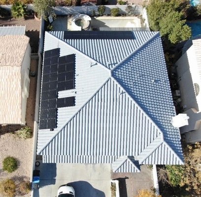 8.8 kW Solar System - Our recent solar installation project involved a swift and efficient setup of an 8.8 kW system, designed to significantly offset annual power usage and alleviate concerns about electricity bills. We used the best panels and inverters in the industry to ensure top performance and reliability. The entire process, from contract signing to installation, was impressively completed in less than three weeks, demonstrating our team's commitment to efficiency and quality in providing sustainable energy solutions.