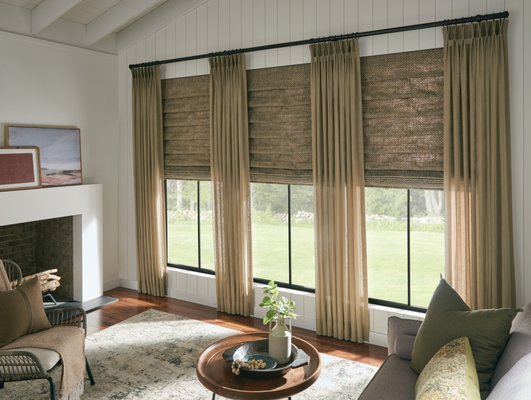 Living Room Window Treatments - Experience unparalleled customer service from the first appointment to the final installation. Living Room Window Treatments - Experience unparalleled customer service from the first appointment to the final installation.
